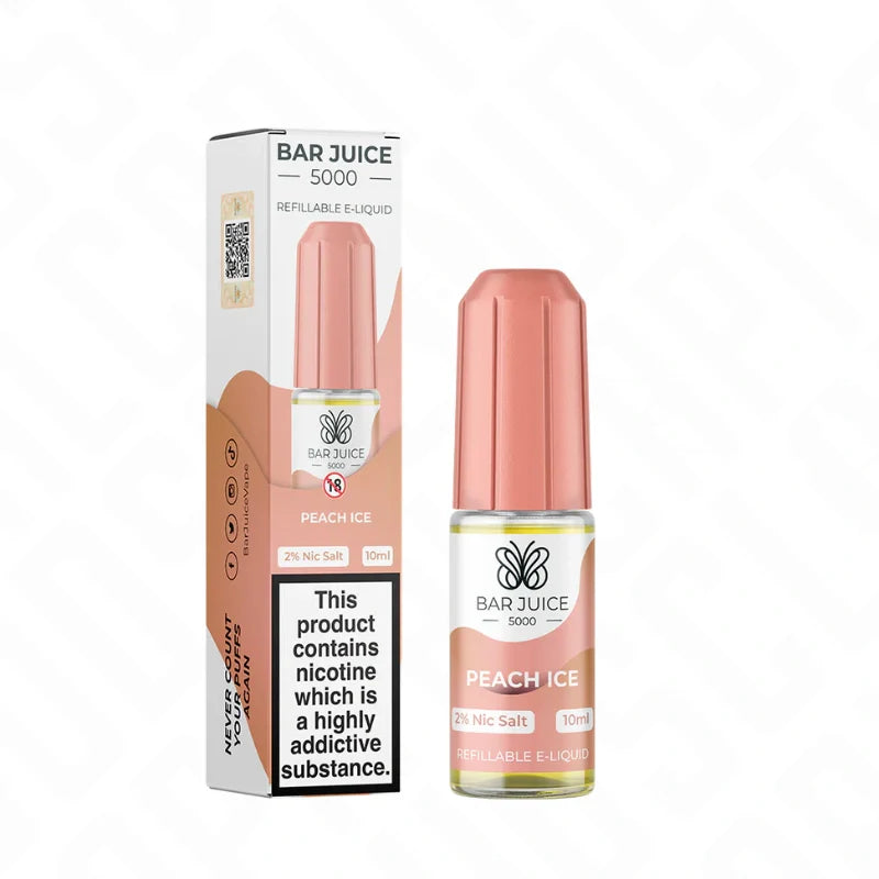 Bar Juice 5000 Nic Salt 10ml - Peach Ice