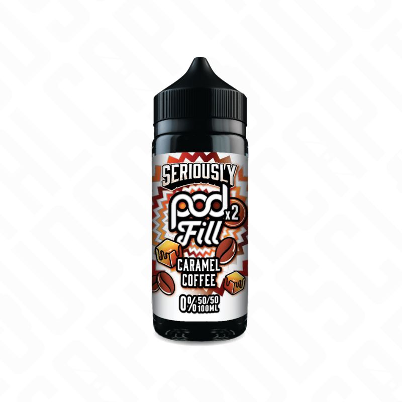 Doozy Seriously Pod Fill 2 Shortfill - Caramel Coffee Doozy Vape Co