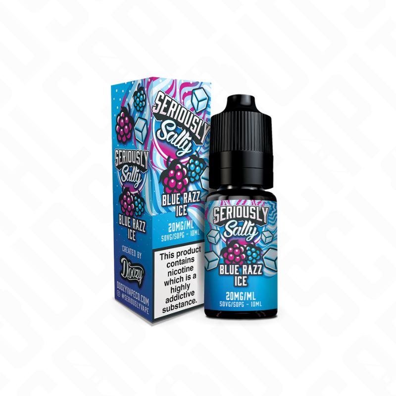 Doozy Seriously Salty - Blue Razz Ice Doozy Vape Co