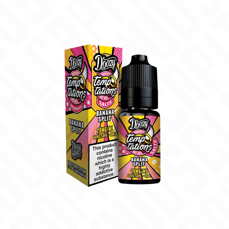 Doozy Temptations Nic Salt - Banana Split Doozy Vape Co