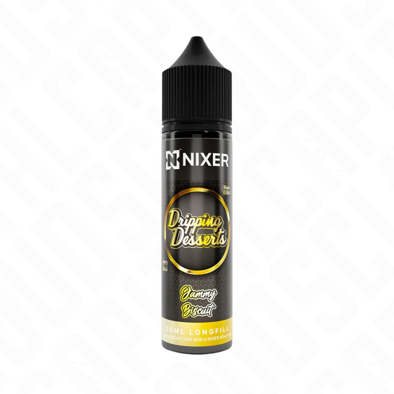 Nixer X Dripping Desserts Jammy Biscuit Concentrate Longfill