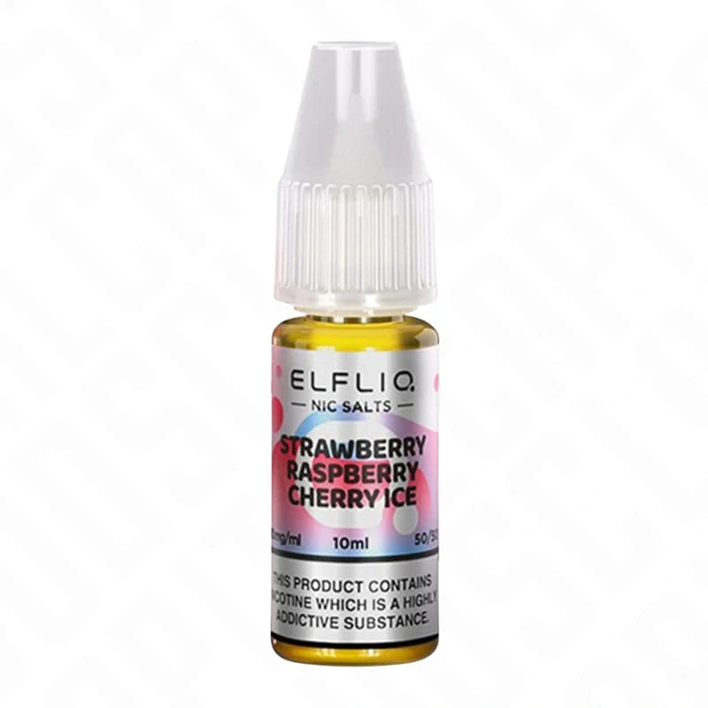 Elf Bar ELFLIQ 10ml Nic Salt - Strawberry Raspberry Cherry Ice