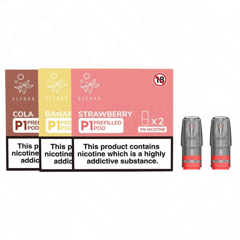Elf Bar P1 replacement pods 2ml for Mate 500 and Lite 350