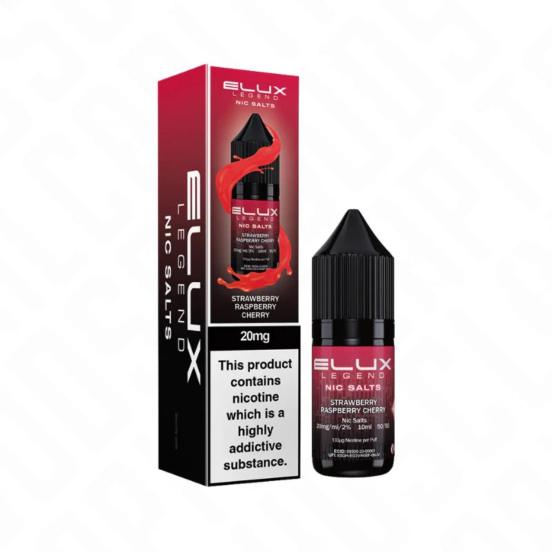 Elux Nic Salts - Strawberry Raspberry Cherry