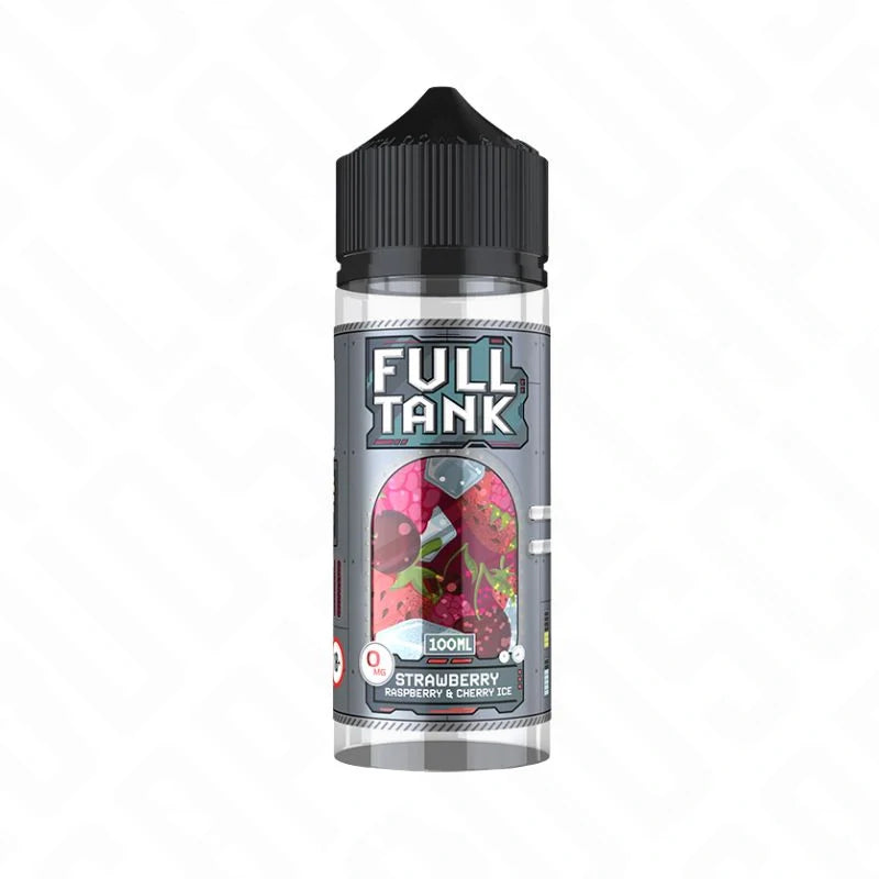 Full Tank Shortfill - Strawberry Raspberry & Cherry Ice Full Tank