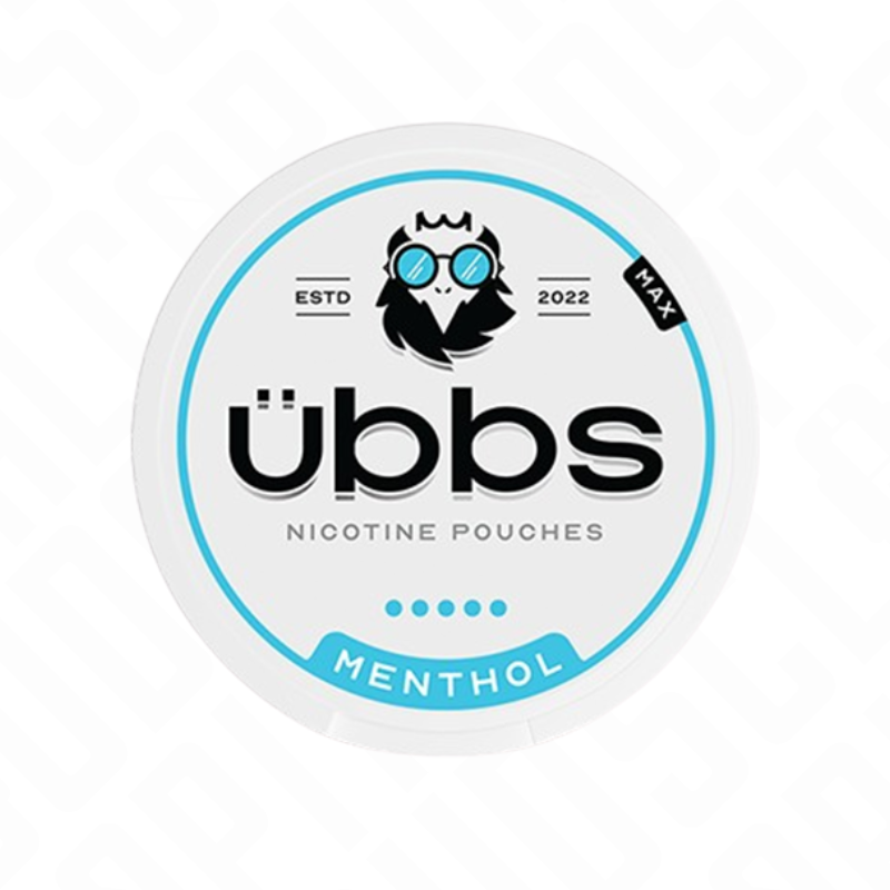 Ǔbbs Menthol 14mg Nicotine Pouches Übbs