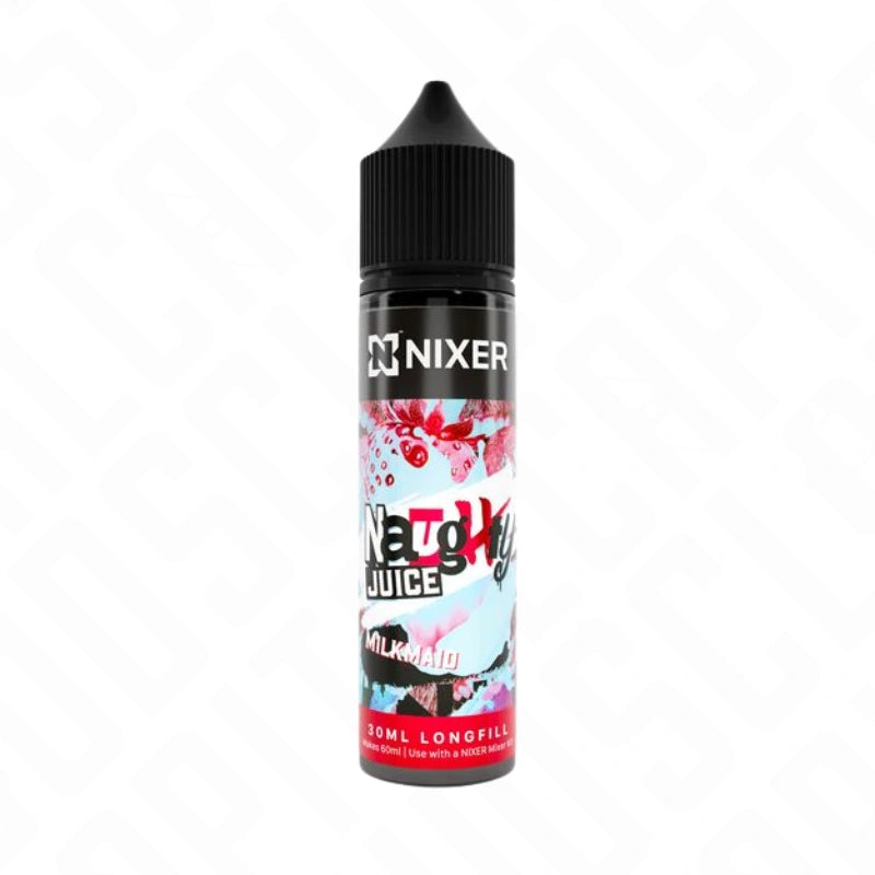 Milkmaid Longfill E-Liquid – Strawberry & Cream Flavour by Nixer