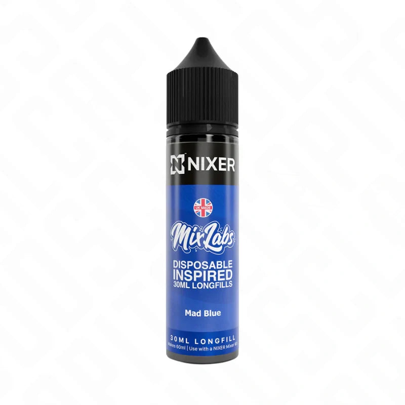 Nixer X Mix Labs Mad Blue Concentrate Longfill