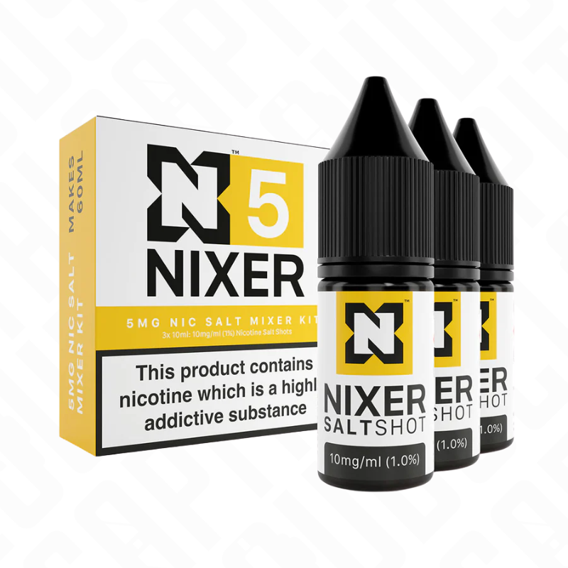 Nixer Mixer Kit Nic Salt 50/50 for Longfills 5mg