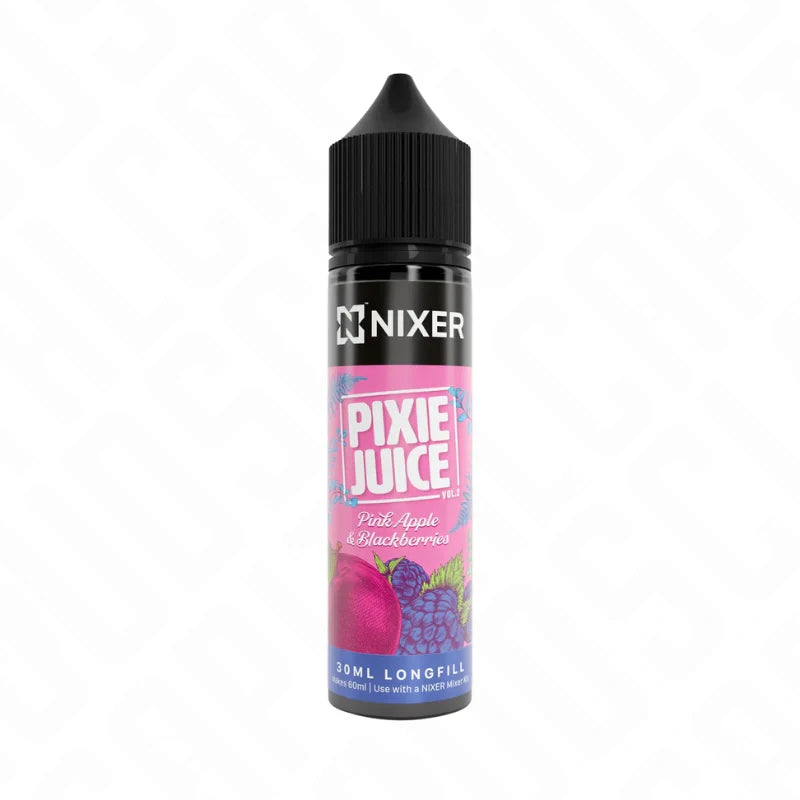 Nixer X Pixie Juice Pink Apple & Blackberries Concentrate Longfill