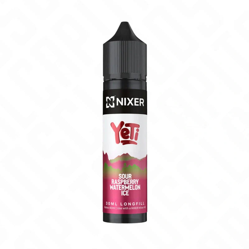 Nixer X Yeti Sour Raspberry Watermelon Ice Concentrate Longfill