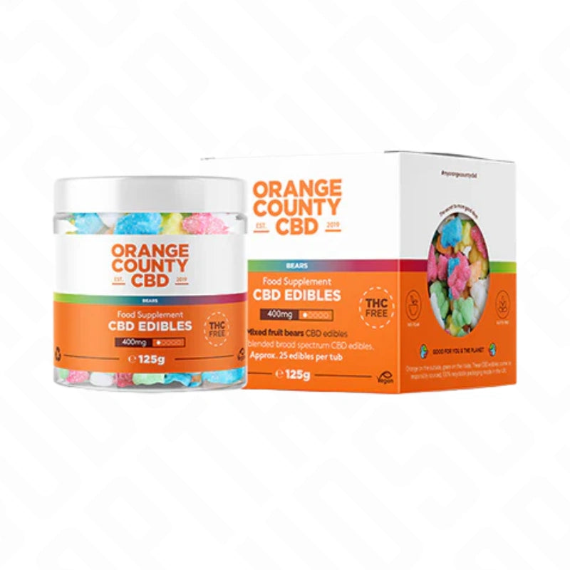 Orange County CBD Gummy Bears 400mg Orange County CBD