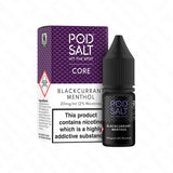 Pod Salt Core Blackcurrant Menthol 50/50 Nic Salt 10ml