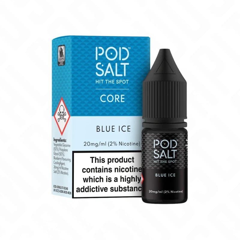 Pod Salt Core Blue Ice 50/50 Nic Salt 10ml
