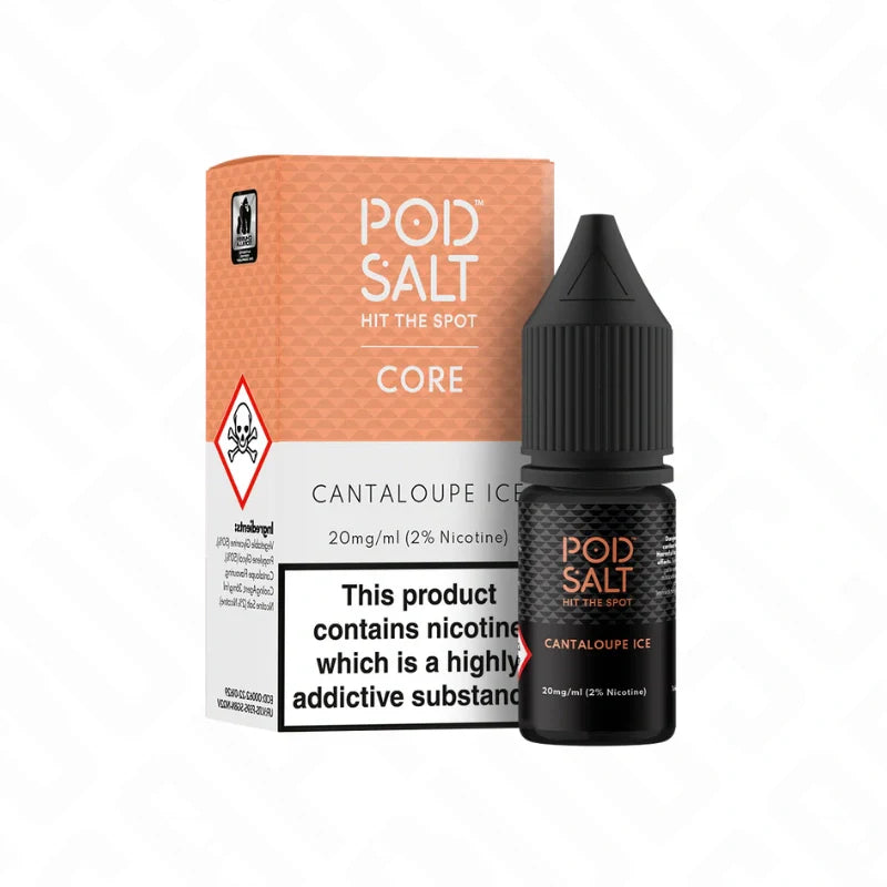 Pod Salt Core Cantaloupe Ice 50/50 Nic Salt 10ml