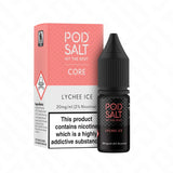 Pod Salt Core Lychee Ice 50/50 Nic Salt 10ml