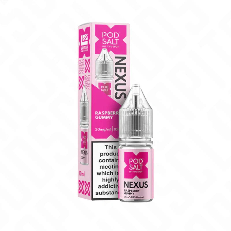 Pod Salt Nexus Nic Salt 10ml - Raspberry Gummy