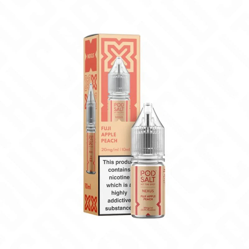 Pod Salt Nexus Fuji Apple Peach 50/50 Nic Salt 10ml