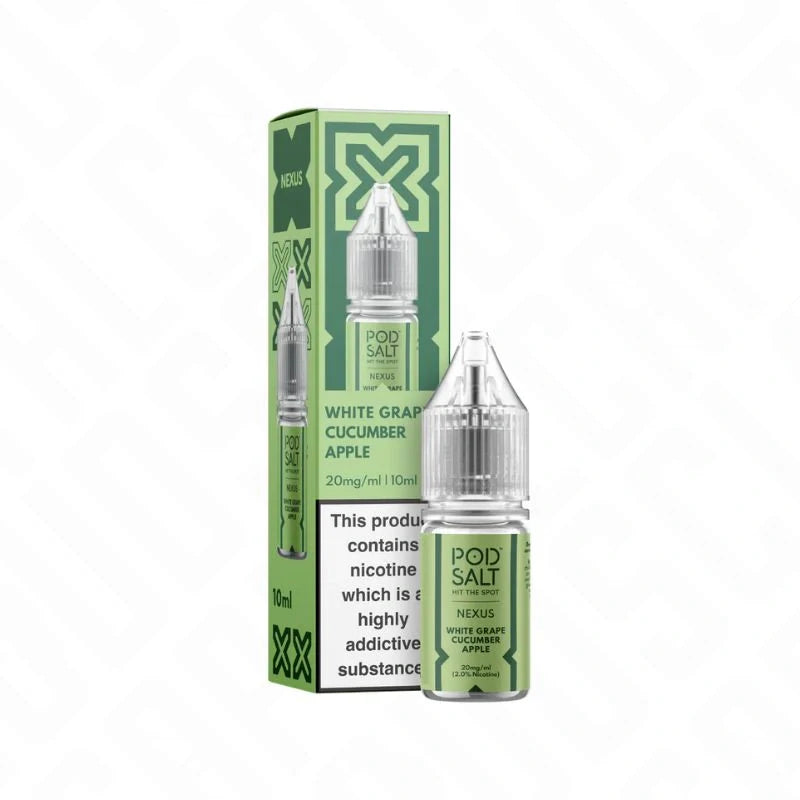 Pod Salt Nexus White Grape Cucumber Apple 50/50 Nic Salt 10ml