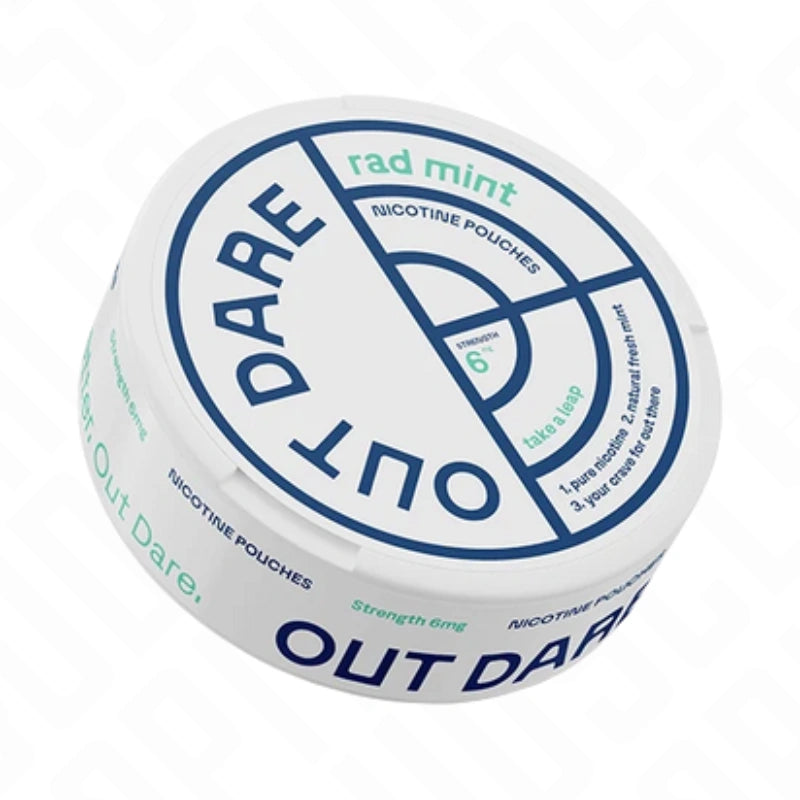 OUTDARE 6mg Nicotine Pouch - Rad Mint Outdare