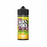 Six Licks Tongue Twister Shortfill - Pineapple Peach Six Licks