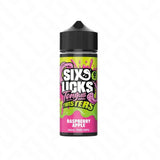 Six Licks Tongue Twister Shortfill - Raspberry Apple Six Licks