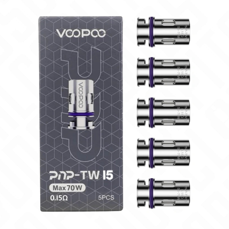 Voopoo PnP TW15 replacement coil pack of 5