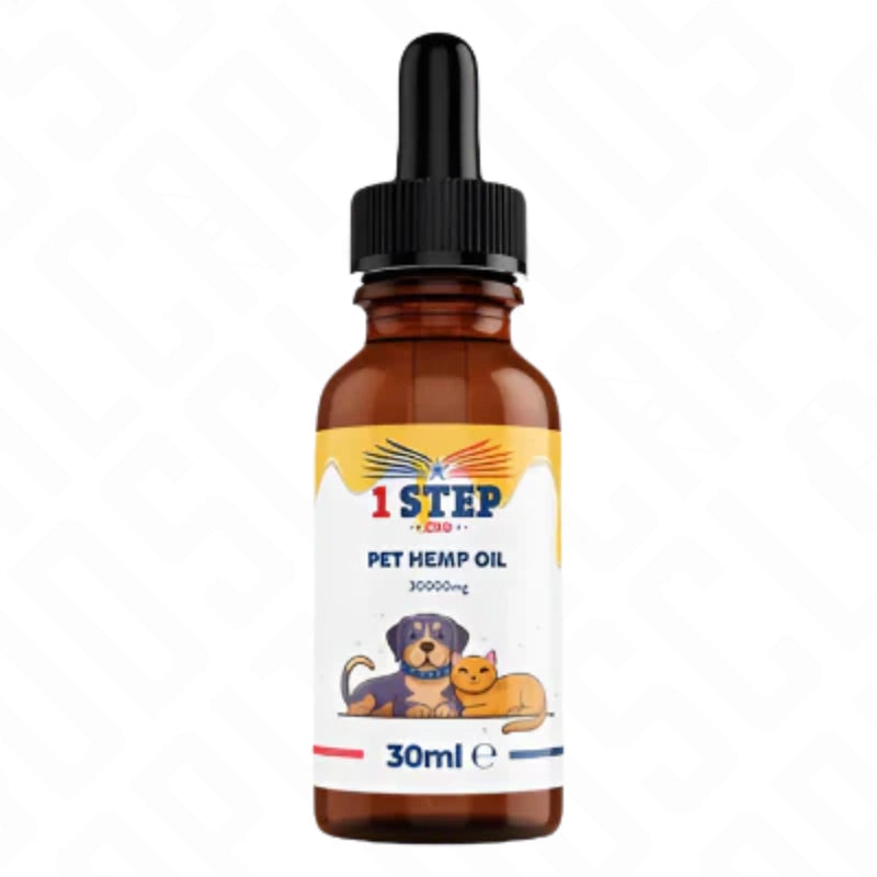 1 Step CBD 30000mg Natural Pet Hemp Oil
