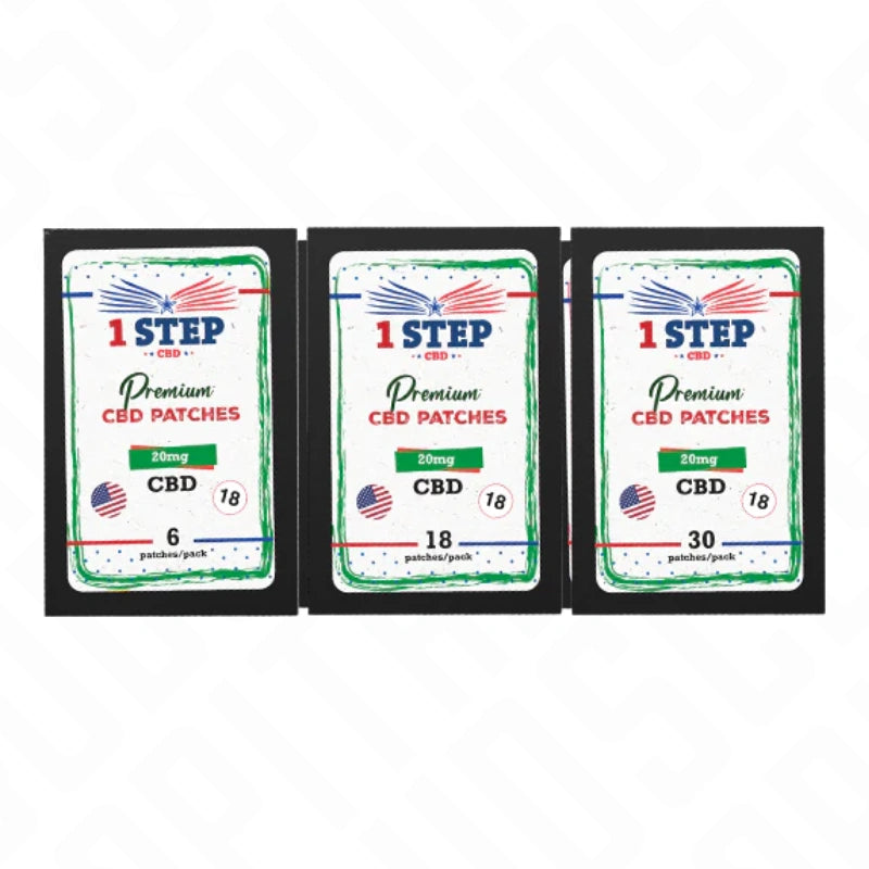 1 Step CBD 20mg CBD Patches
