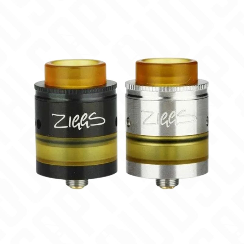 Advken RDTA 24mm Dual Coil RDTA in Black and Stainless Steel