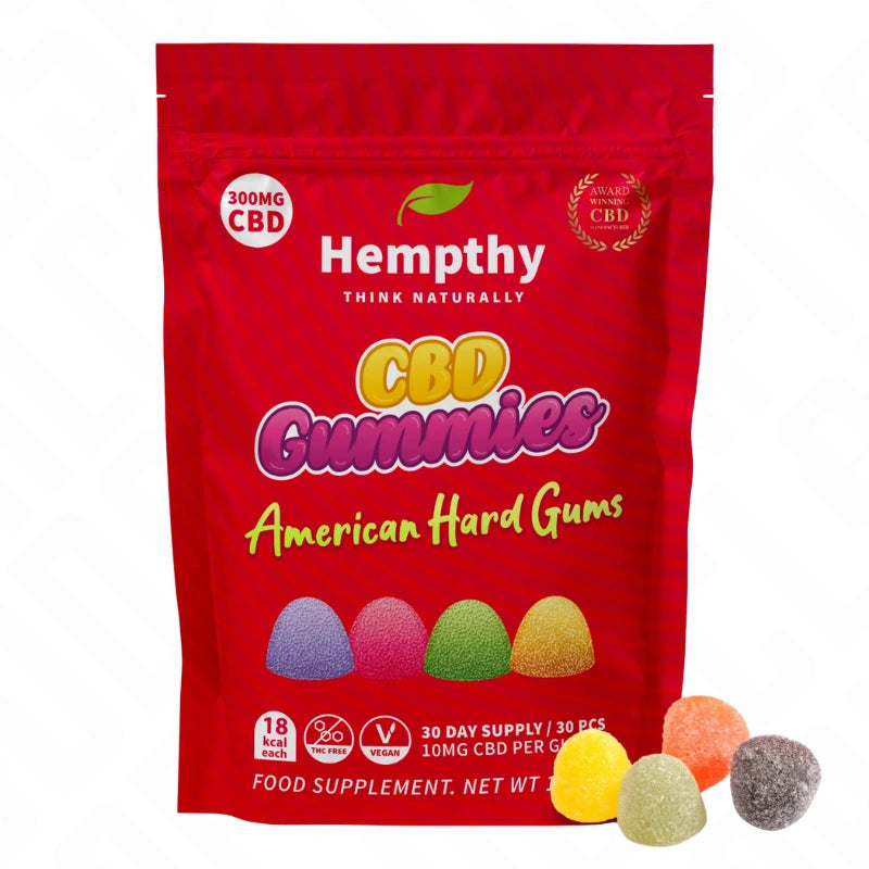 Hempthy 300mg CBD Gummies Pouch