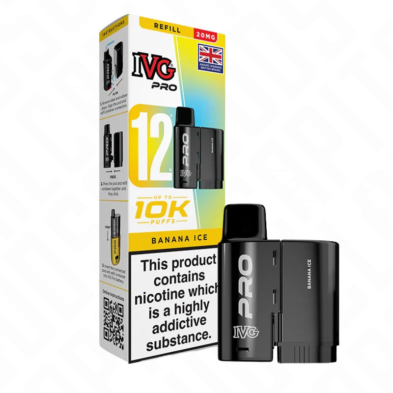 IVG Pro 12 Prefilled Replacement Pods (20mg)