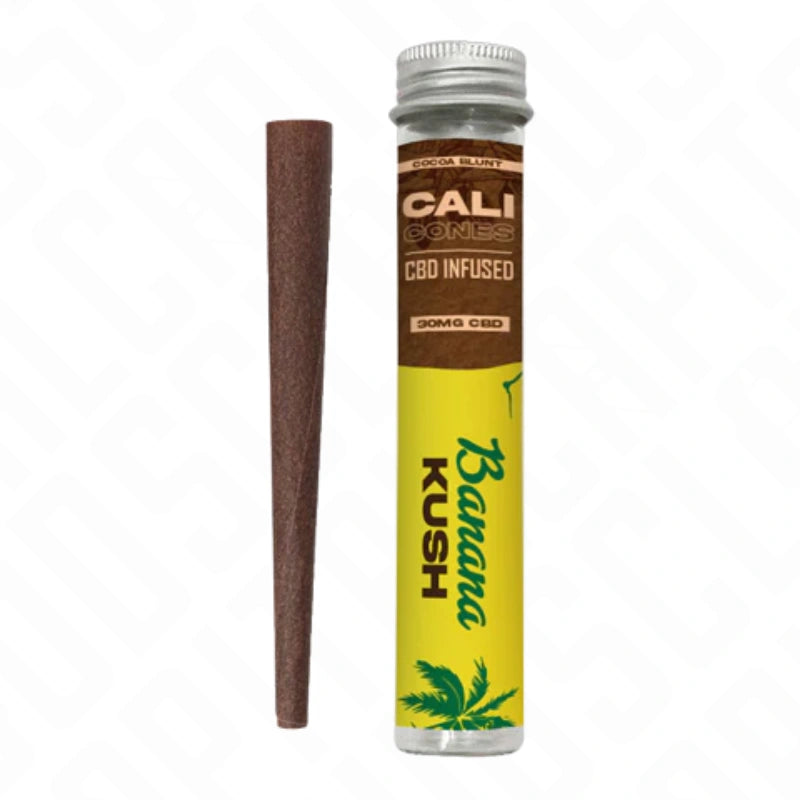 CALI CONES Cocoa 30mg Full Spectrum CBD Infused Cone - Banana Kush