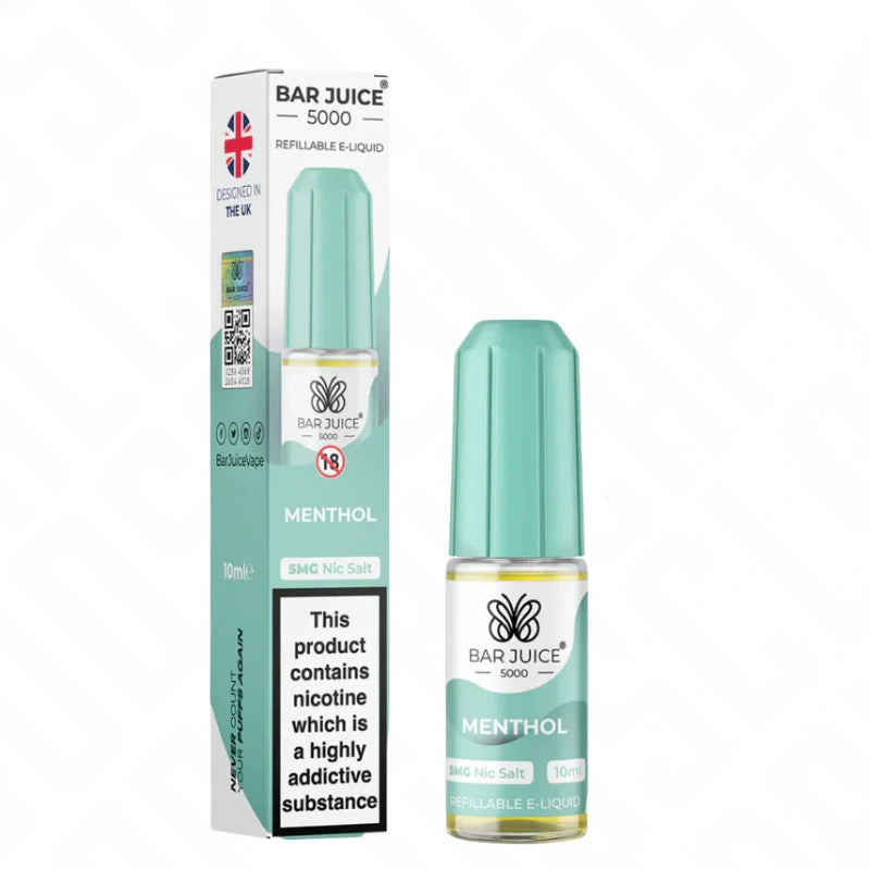 Bar Juice 5000 Nic Salt 10ml - Menthol