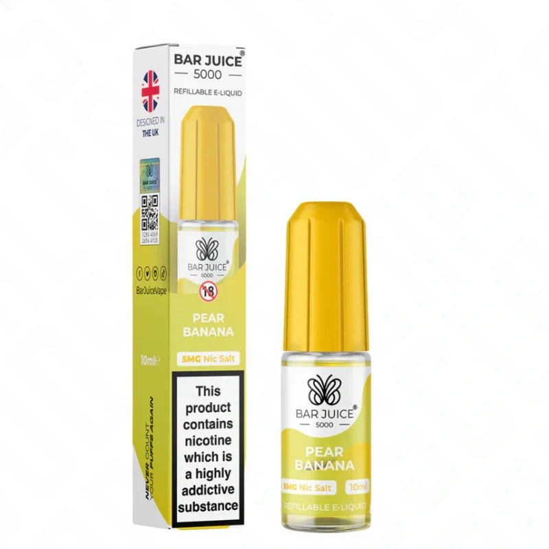 Bar Juice 5000 Nic Salt 10ml - Pear Banana