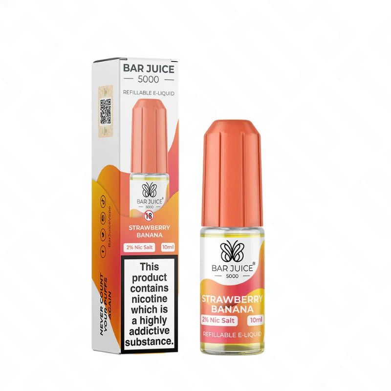 Bar Juice 5000 Nic Salt 10ml - Strawberry Banana