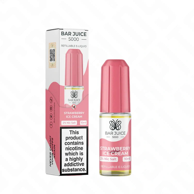 Bar Juice 5000 Nic Salt 10ml - Strawberry Ice Cream