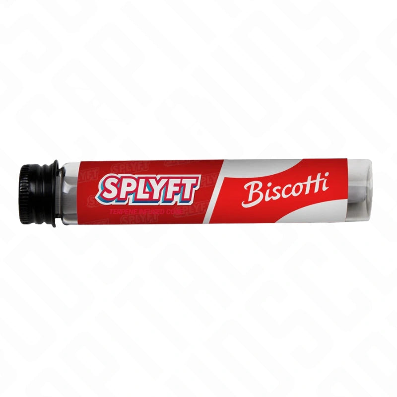 SPLYFT Biscotti Cannabis Terpene Infused Pre-Rolled Cone in Glass Tube
