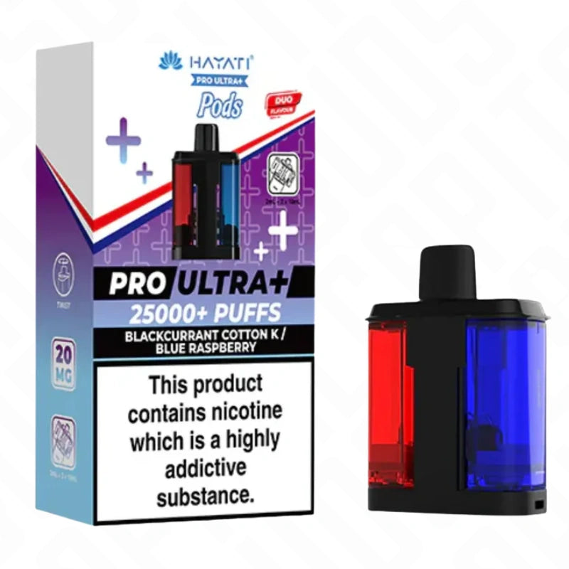 Hayati Pro Ultra Plus 25K Replacement Pods + Refills