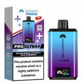 Hayati Pro Ultra Plus 25K Blackcurrant Cotton K and Blue Raspberry vape pod kit device