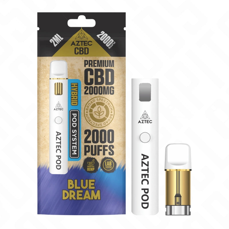 Aztec CBD 2000mg Broad Spectrum Pro Vape Pod Kit