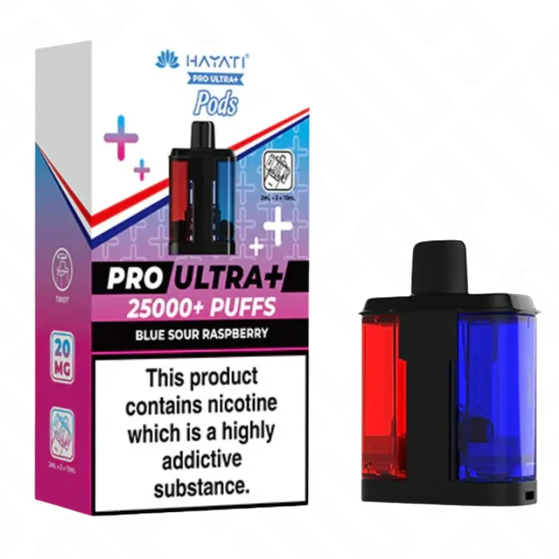 Hayati Pro Ultra Plus 25K Replacement Pods + Refills