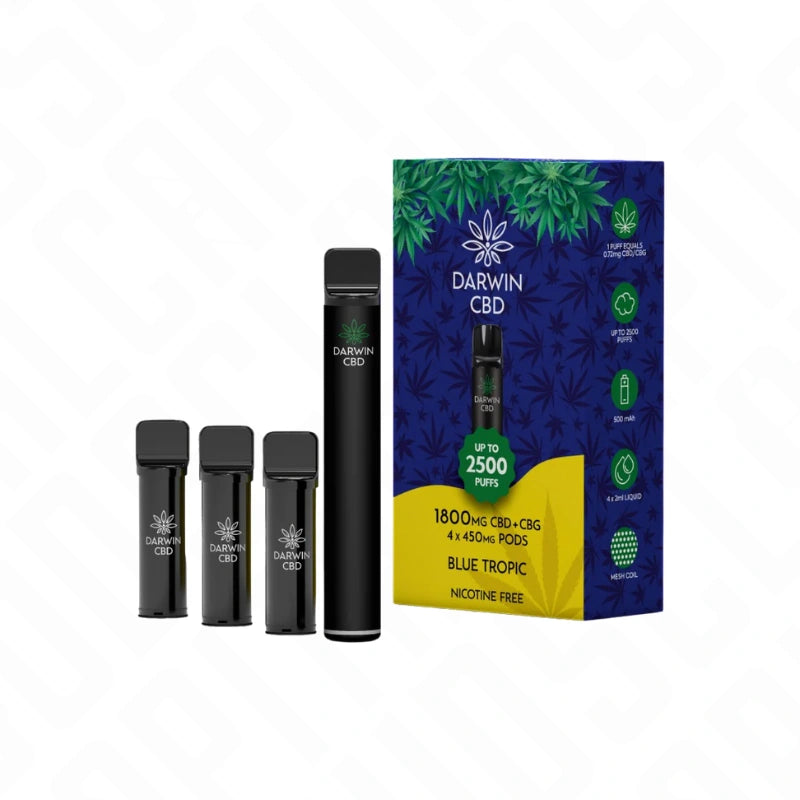 Darwin CBD + CBG 4in1 1800mg Pod Vape Kit Darwin CBD