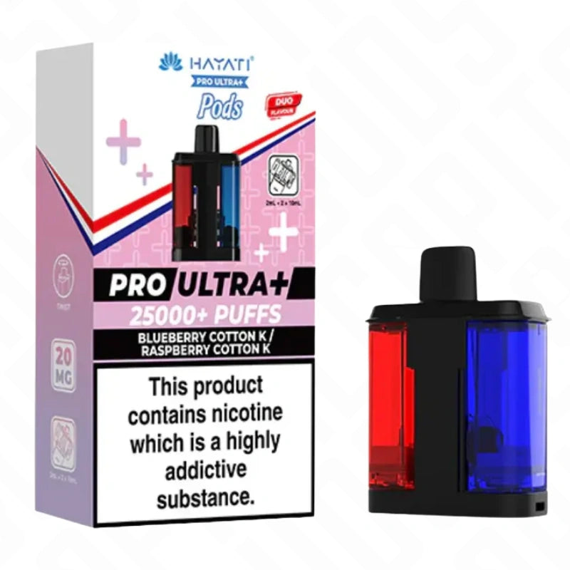 Hayati Pro Ultra Plus 25K Replacement Pods + Refills