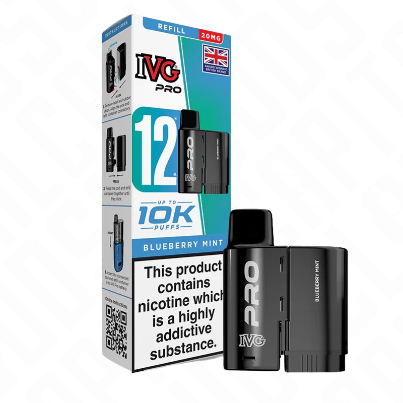 IVG Pro 12 Prefilled Replacement Pods (20mg)