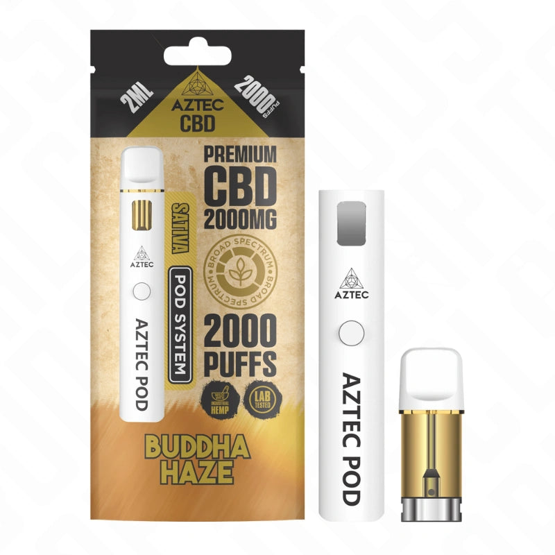 Aztec CBD 2000mg Broad Spectrum Pro Vape Pod Kit
