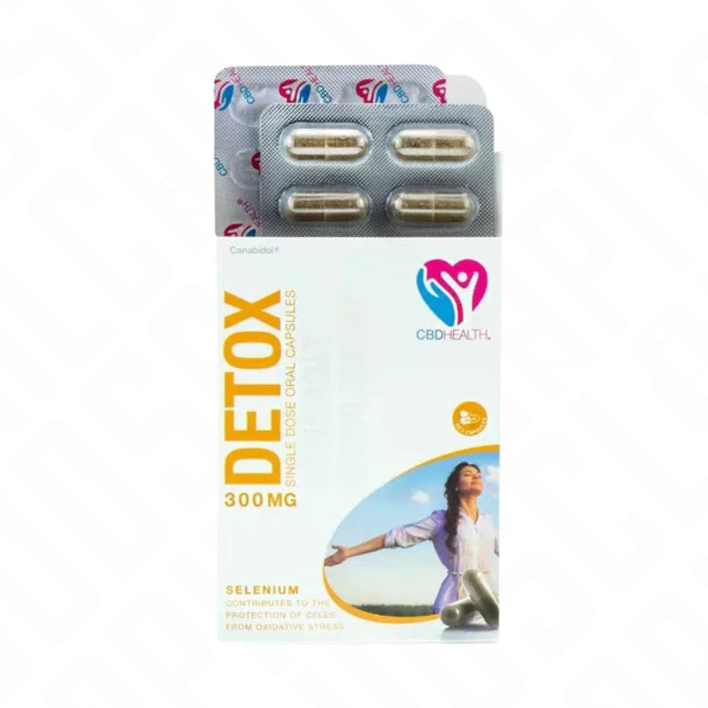 CBD Health 300mg Detox CBD Oral Capsules (30 Caps)