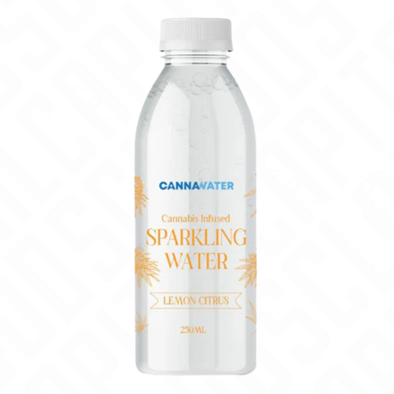 Cannawater Cannabis Infused Lemon Citrus Sparkling Water 250ml