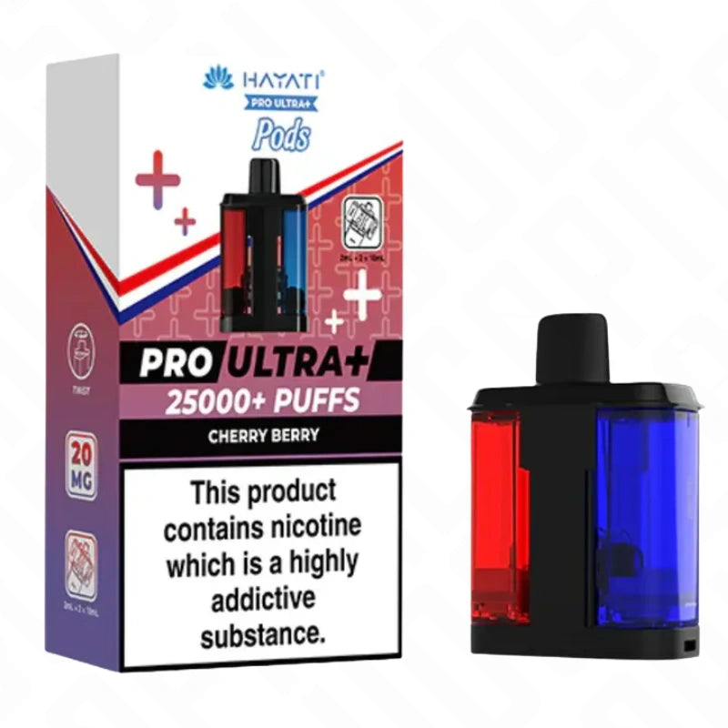 Hayati Pro Ultra Plus 25K Replacement Pods + Refills
