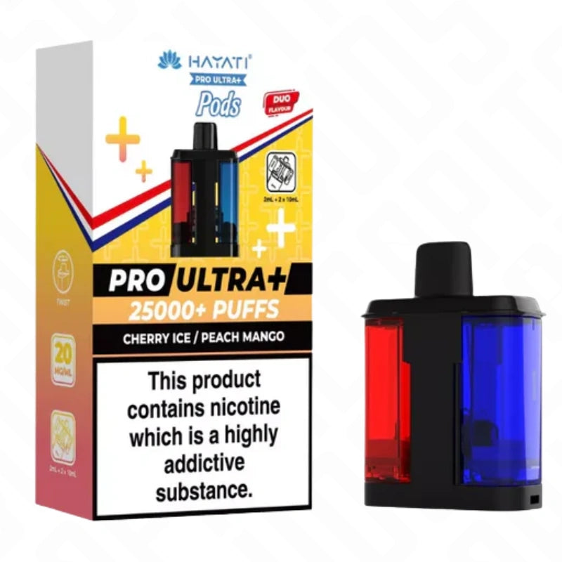 Hayati Pro Ultra Plus 25K Replacement Pods + Refills